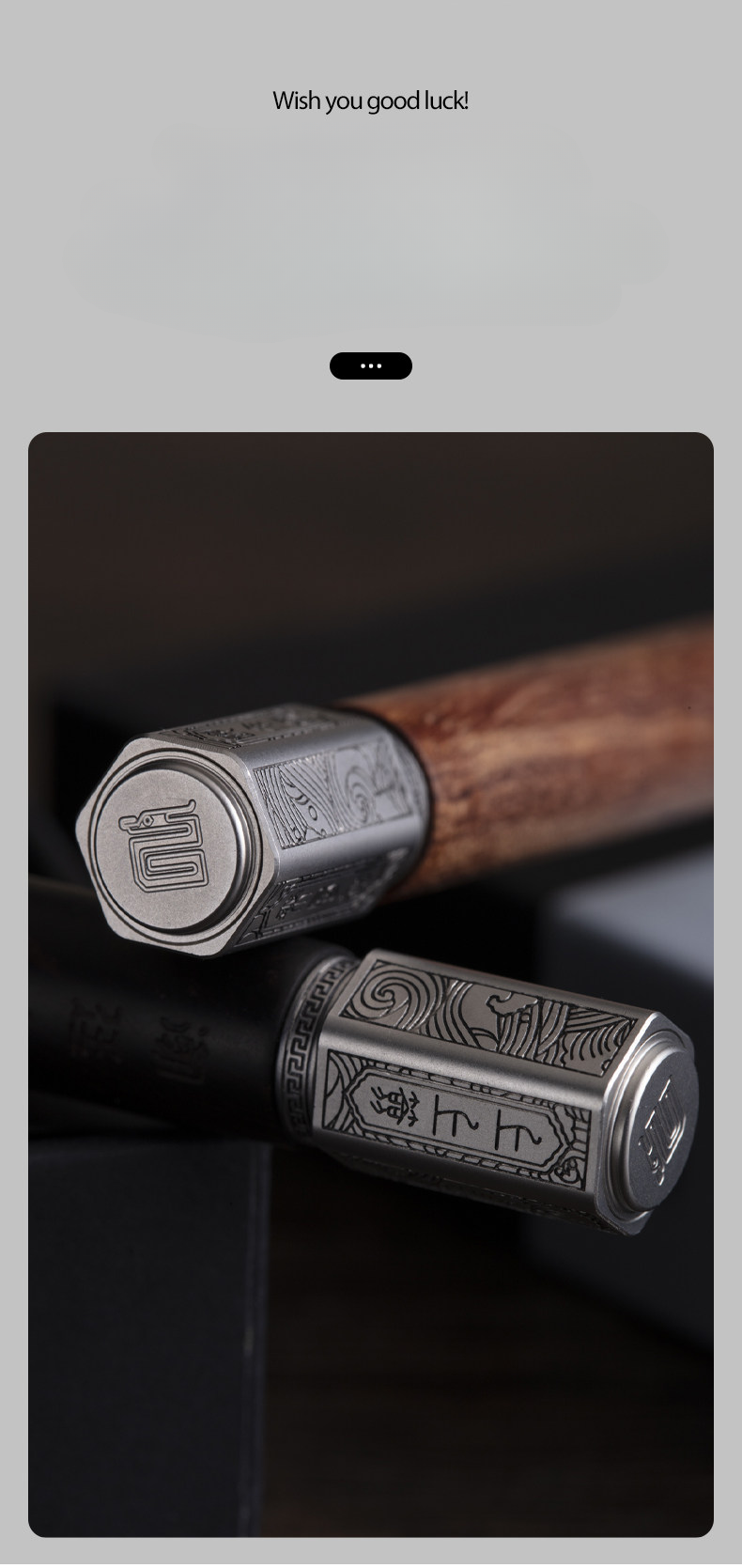 A lucky pen, a gift for a man