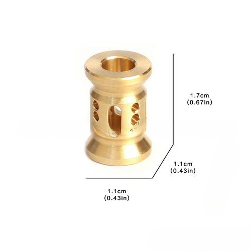 Brass Knife Charm Lanyard Light-Shaped Knife Charm Pendant Slingshot Lanyard Brass Knife Charm Accessory EDC Brass Knife Charm