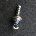 Rainbow Stainless Steel Knife Pendant Fidget Spinner Adult Metal Stress Relief Toy EDC Outdoor Knife Pendant