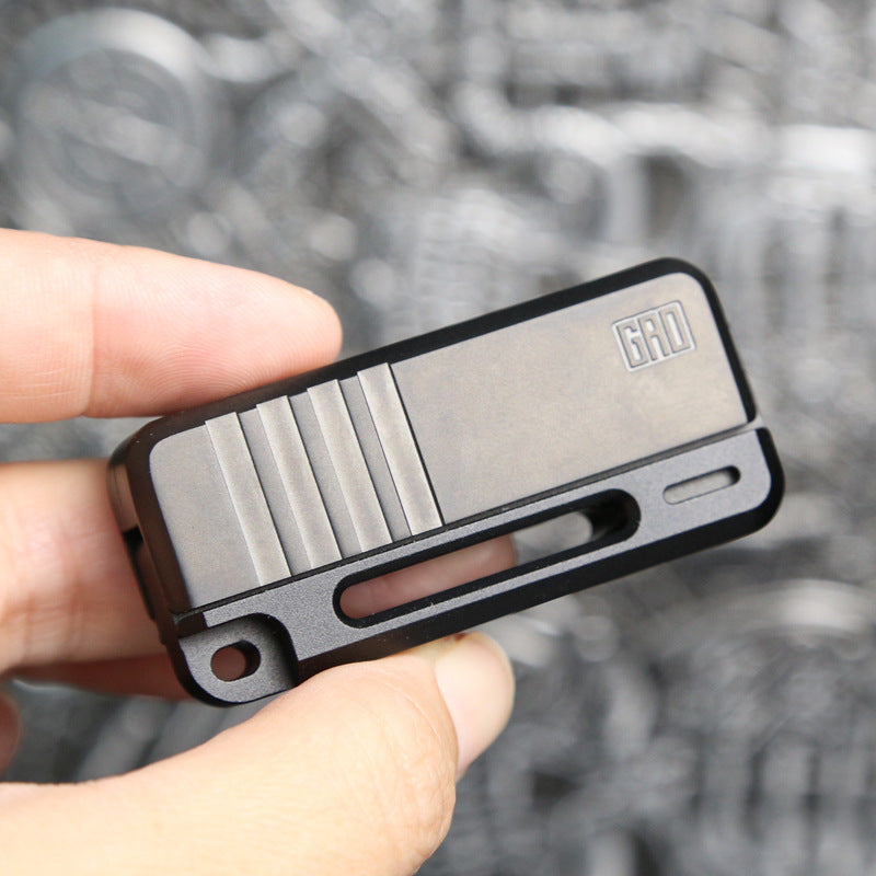 Rifle-style push-button stress relief toy EDC metal toy Stress relief toy