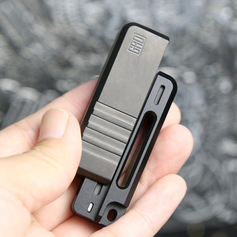 Rifle-style push-button stress relief toy EDC metal toy Stress relief toy