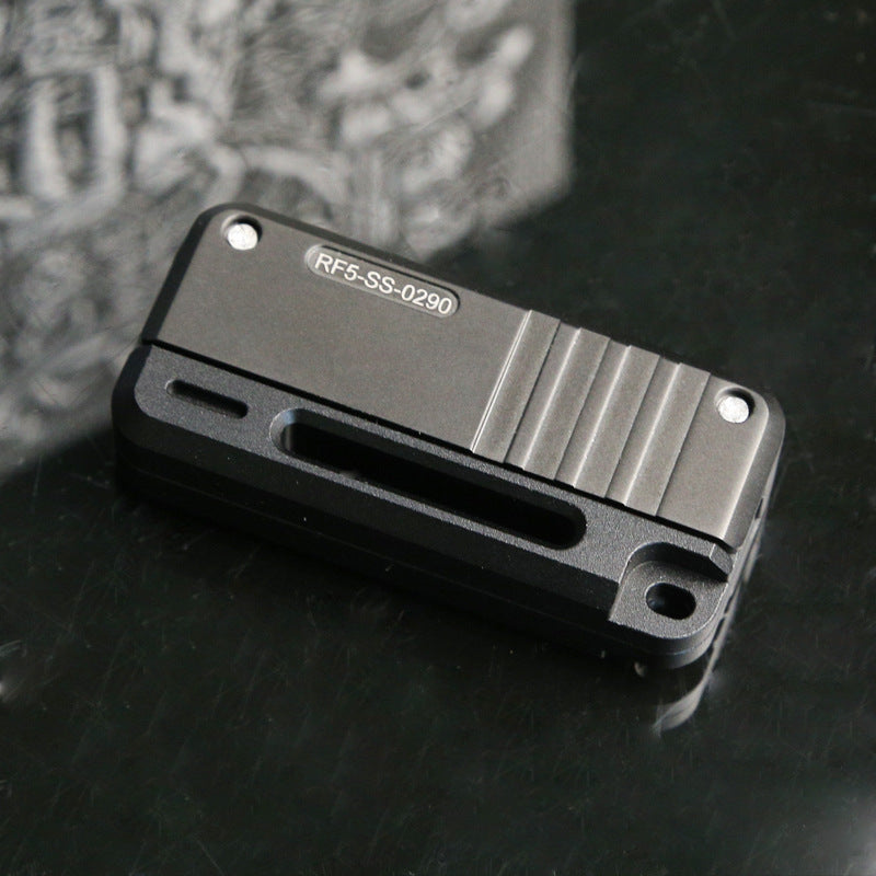 Rifle-style push-button stress relief toy EDC metal toy Stress relief toy