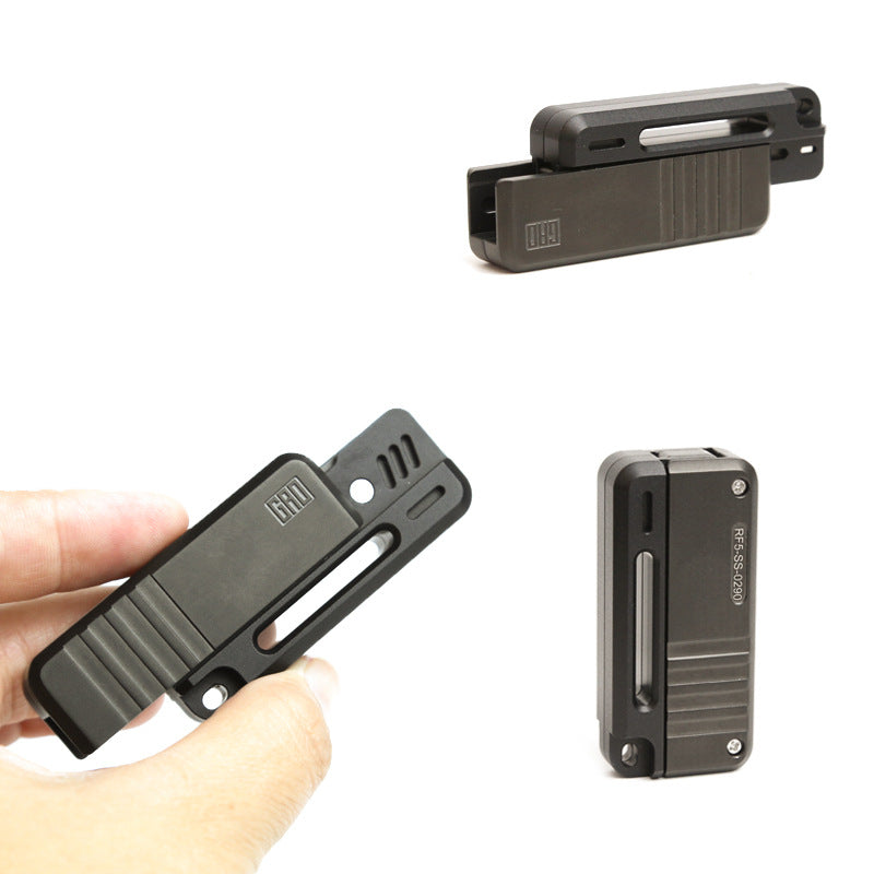 Rifle-style push-button stress relief toy EDC metal toy Stress relief toy