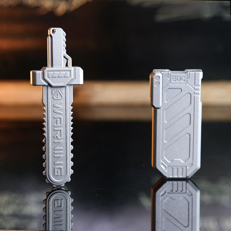 Sky breaker Sword EDC Fidget Slider Novelty Zinc Alloy Metal Fidget Toy Stress Relief ADHD Concentration Toy Unique Office Toy