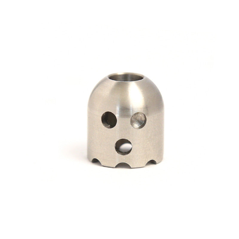 Stainless Steel Cyclops Ghost Knife Pendant Push-Pull Card Holder Pendant Keyring Pendant Outdoor Paracord Lanyard EDC