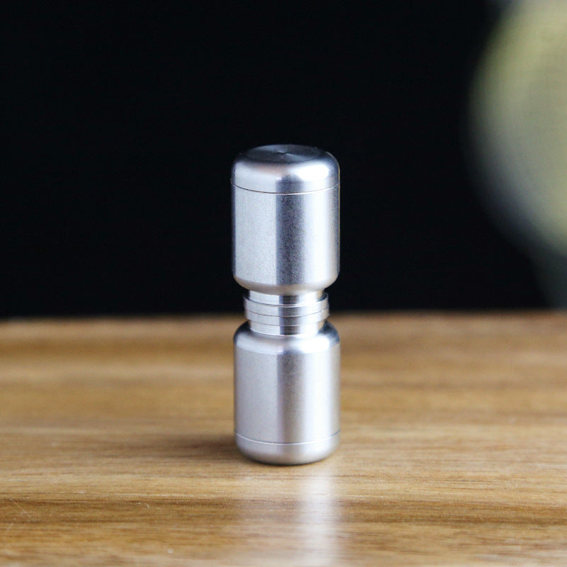 Stainless Steel Water Bottle Knife Pendant EDC Push-Button Knife Pendant Keyring Pendant Outdoor Paracord Lanyard