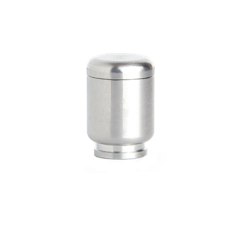 Stainless Steel Water Bottle Knife Pendant EDC Push-Button Knife Pendant Keyring Pendant Outdoor Paracord Lanyard