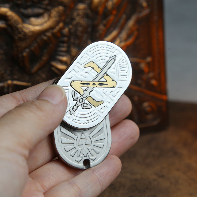 The Legend of Zelda Great Gifts to Give Compact Durable Portable Design Fashionable Metal Texture Ideal for Valentine's Day Father's Day