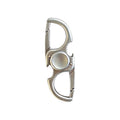 Zinc alloy car key ring with metal finger spinner