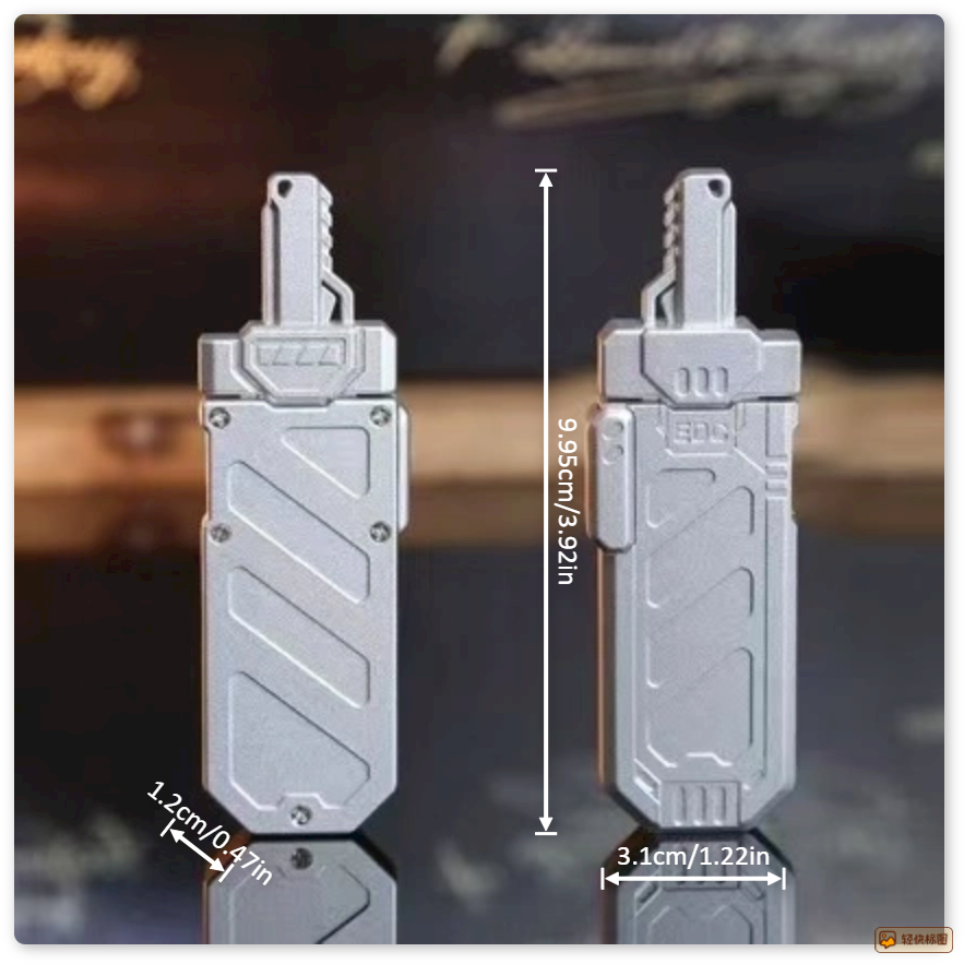 Sky breaker Sword EDC Fidget Slider Novelty Zinc Alloy Metal Fidget Toy Stress Relief ADHD Concentration Toy Unique Office Toy